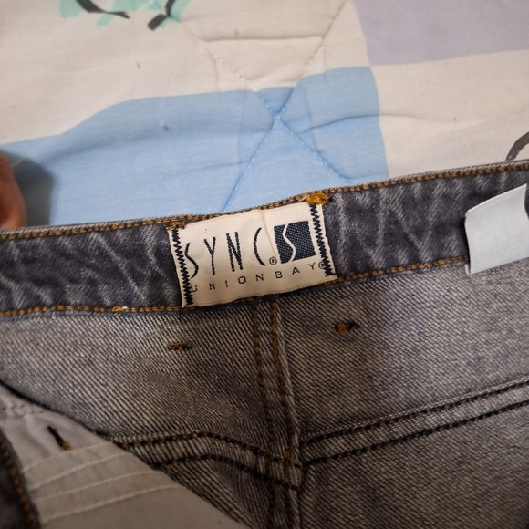 SYNCS Unionbay Vintage 80s High Waist Rise Denim Mom Jeans - Picture 6 of 6